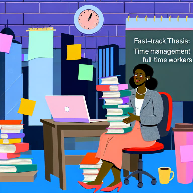 Thesis ฉบับ Fast-track! บริหารเวลาสำหรับคนทำงานประจำแต่ยังอยากจบตามเกณฑ์