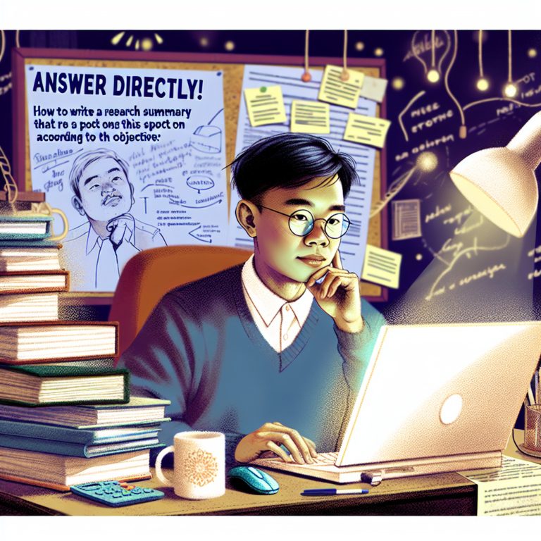 ตอบโจทย์ให้ตรงจุด! วิธีเขียนสรุปผลวิจัยยังไงให้ “เป๊ะ” ตามวัตถุประสงค์ (ไม่มีออกทะเล)